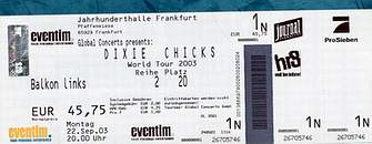 meine Eintrittskarte