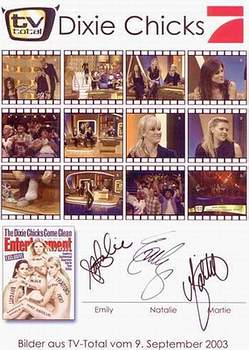 Autogramme der Dixie Chicks