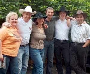 D�rthe, Harry, Cl�mi, Skippie, Alex, Bahram