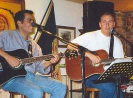 am 10.08.02 mit Bahram in Lubbock-Town